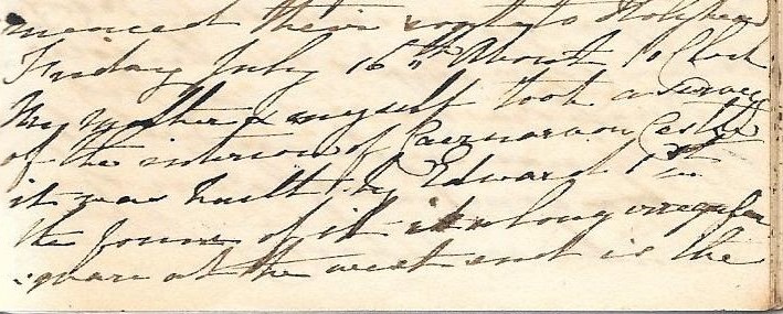16th July 1819, Caernarvon Castle, Eagle Tower — Lucy's Diary